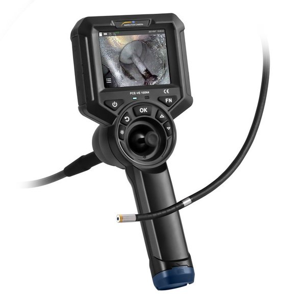 Pce Instruments Industrial Borescope, 6 mm  / 0.23" Camera Diameter PCE-VE 100N4
